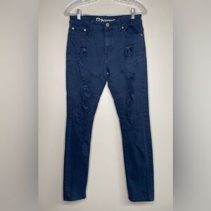 Argonaut Men’s Distressed Blue Jeans Slim 32 x 34